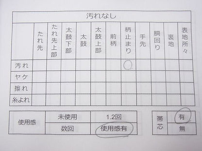平和屋着物◎六通柄袋帯　唐織　鳳凰花丸文　金銀糸　逸品　CAAD8038ev