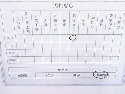 平和屋着物◎六通柄袋帯 唐織 地紙重ね花文 金糸 逸品 BAAF5440cm