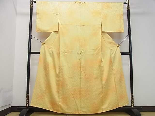平和屋着物□付下げ 花青海波地紋 暈し染め 逸品 DAAE1737ma