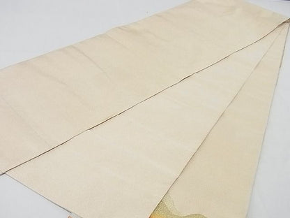平和屋着物◎綴れ 太鼓柄袋帯 道長文 金銀糸 正絹 逸品 AAAG8406Abw