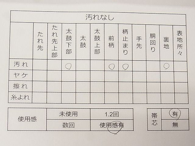 袋帯 六通 重ね色紙 花々 荒波 24M373f 平和屋着物◎六通柄袋帯 色紙重ね花文 金銀糸 正絹 逸品