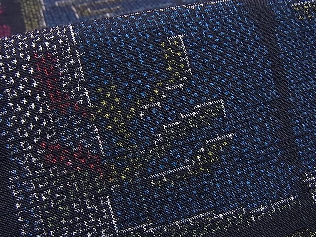 平和屋着物■上質な紬　吉祥文　逸品　BAAF6158gh