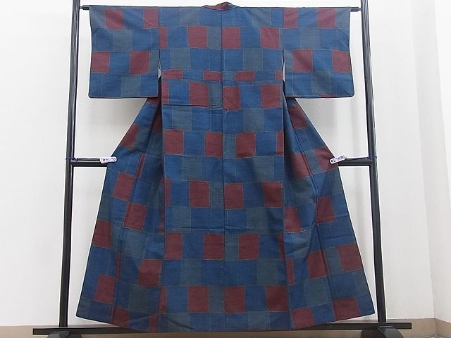 平和屋着物■上質な紬　吉祥文　逸品　BAAF0393mz