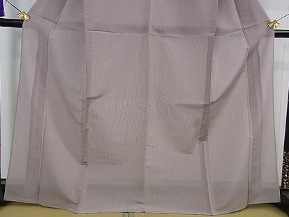 平和屋本店■極上　夏物　伝統工芸　明石縮　縞　証紙付き　逸品　DZAA0973kh4