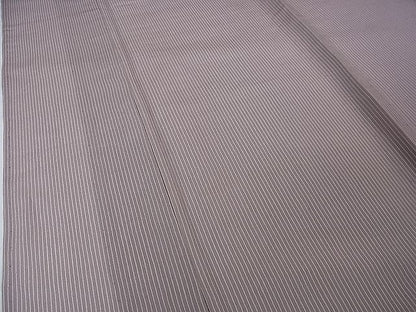 平和屋本店■極上　夏物　伝統工芸　明石縮　縞　証紙付き　逸品　DZAA0973kh4