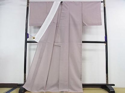 平和屋本店■極上　夏物　伝統工芸　明石縮　縞　証紙付き　逸品　DZAA0973kh4