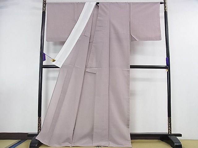 平和屋本店■極上　夏物　伝統工芸　明石縮　縞　証紙付き　逸品　DZAA0973kh4