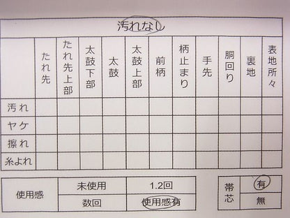 平和屋着物◎佐賀錦 六通柄袋帯 霞草花文 金糸 逸品 CAAE4085eg