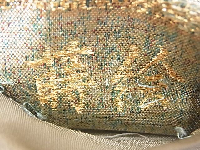平和屋着物◎六通柄袋帯 唐織 蒔絵 金糸 逸品 CAAE4143eg