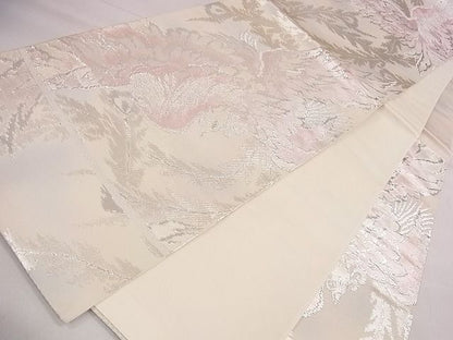 平和屋着物◎六通柄袋帯 鳳凰文 銀糸 逸品 CAAE4139eg