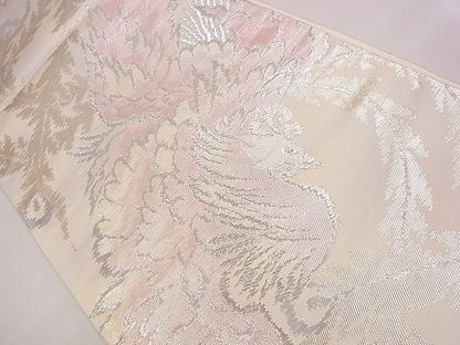平和屋着物◎六通柄袋帯 鳳凰文 銀糸 逸品 CAAE4139eg