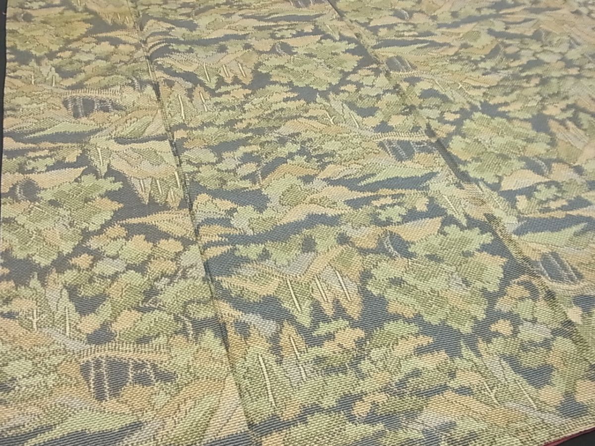 平和屋着物■上質な紬 風景文 逸品 BAAF5023fc