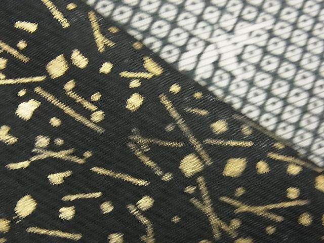 平和屋着物＊夏物 訪問着 絽 鹿の子吉祥文 金彩 洗える着物 BAAF1340xi