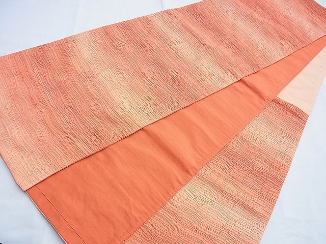平和屋着物◎六通柄袋帯 ふくれ織 霞文 逸品 BAAF0970ow