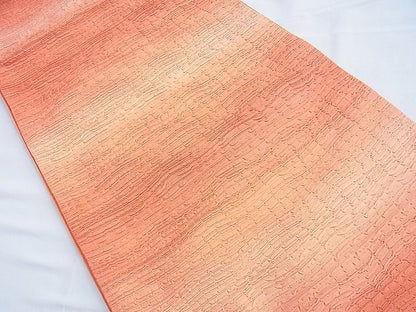 平和屋着物◎六通柄袋帯 ふくれ織 霞文 逸品 BAAF0970ow
