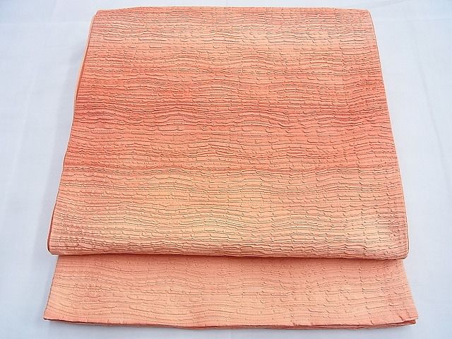 平和屋着物◎六通柄袋帯 ふくれ織 霞文 逸品 BAAF0970ow