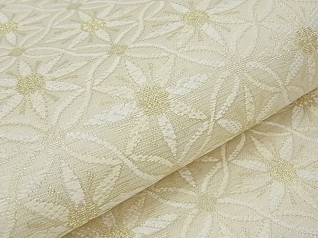 平和屋本店■極上　夏物　六通柄袋帯　唐織　花繋ぎ　金糸　逸品　CYAA0118s4