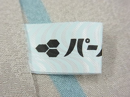 平和屋本店■極上　キモノデザイナー　斉藤上太郎　小紋　草花文　金彩　金通し地　逸品　CYAA0142s4