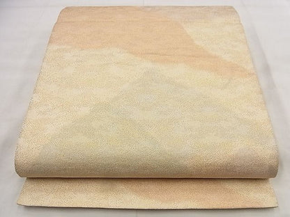 平和屋着物◎全通柄袋帯 綴れ 霞文 金糸 逸品 BAAF1524qt