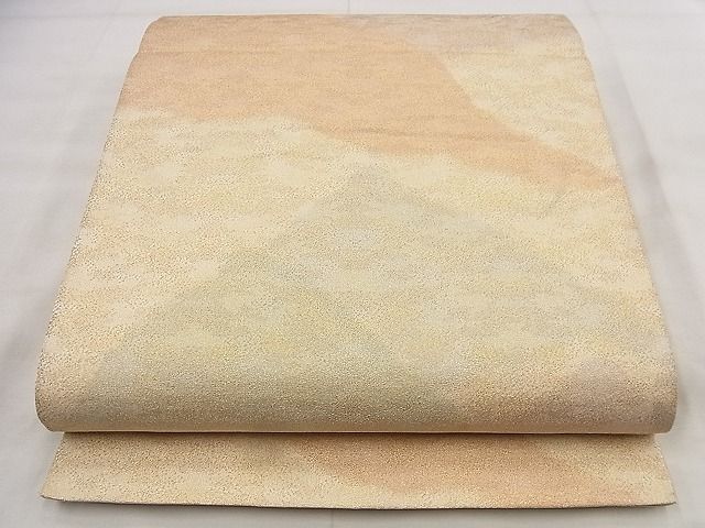 平和屋着物◎全通柄袋帯 綴れ 霞文 金糸 逸品 BAAF1524qt