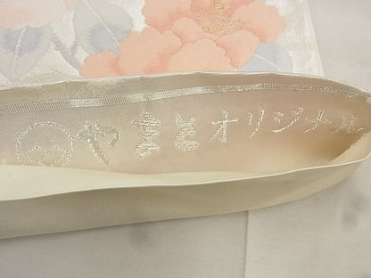 平和屋着物◎六通柄袋帯 唐織 草花文 金糸 引箔 やまとオリジナル 逸品 BAAF1533qt