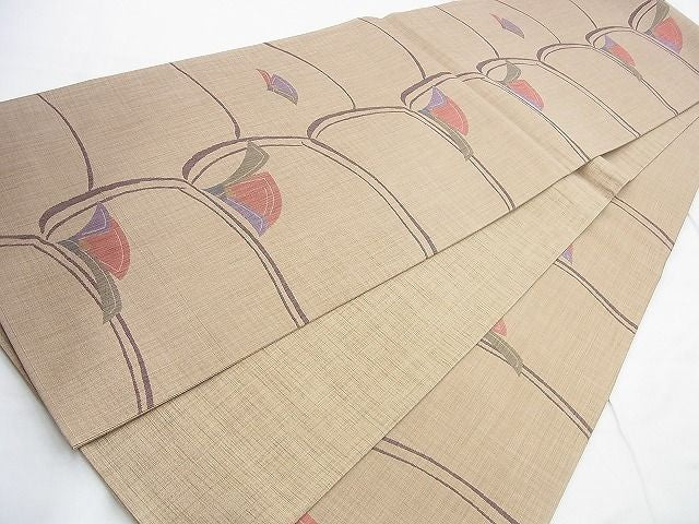 平和屋着物◎六通柄袋帯 舞花文 逸品 BAAF0184th