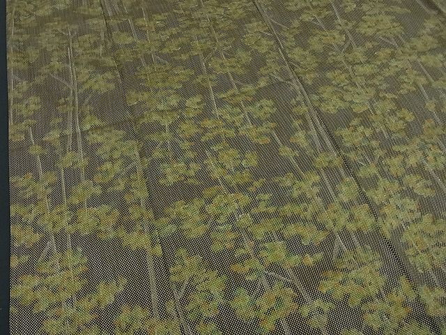 平和屋着物■上質な紬 樹林文 逸品 BAAE4799vj