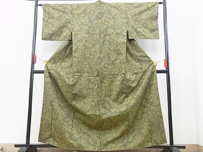 平和屋着物■上質な紬 樹林文 逸品 BAAE4799vj