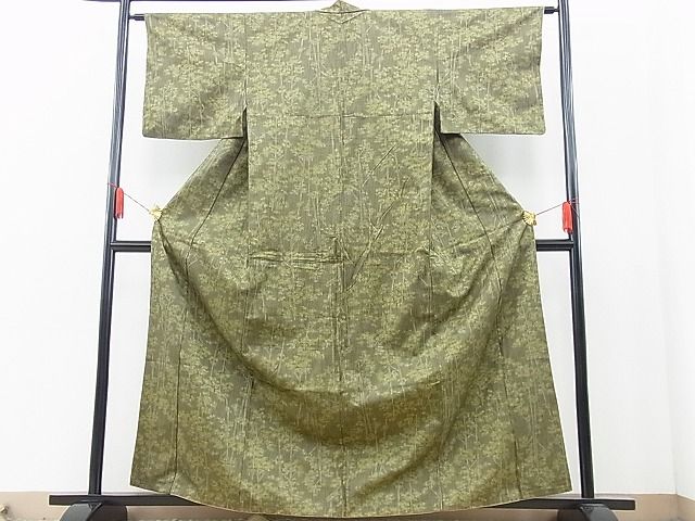 平和屋着物■上質な紬 樹林文 逸品 BAAE4799vj