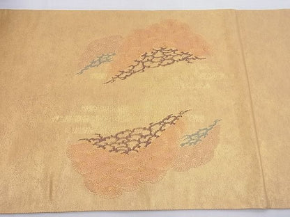 平和屋着物◎太鼓柄袋帯 都路金錦 逸品 BAAF2581ea