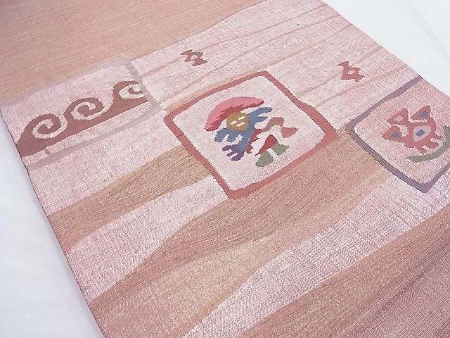 平和屋着物◎太鼓柄袋帯 吉祥文 金糸 逸品 BAAF2594ea