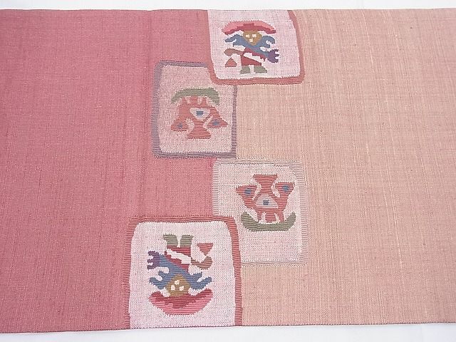 平和屋着物◎太鼓柄袋帯 吉祥文 金糸 逸品 BAAF2594ea