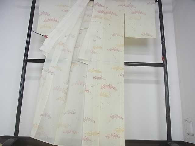 平和屋着物■夏物 小紋 絽 草花文 逸品 DAAE9084ar