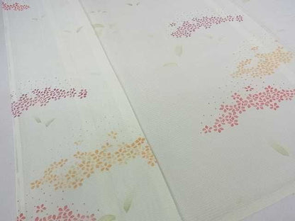 平和屋着物■夏物 小紋 絽 草花文 逸品 DAAE9084ar