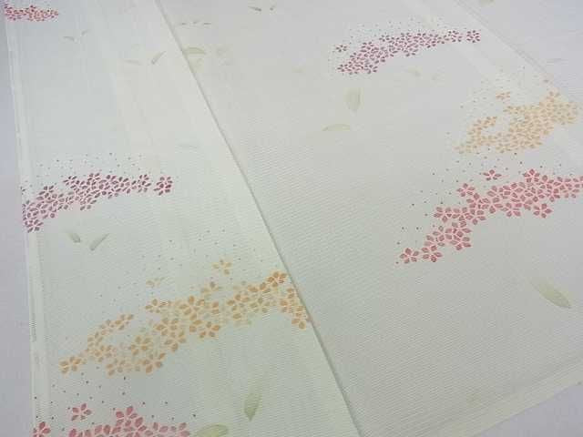 平和屋着物■夏物 小紋 絽 草花文 逸品 DAAE9084ar