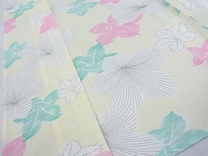 平和屋着物■夏物　小紋　舞花文　洗える着物　DAAE3308fe