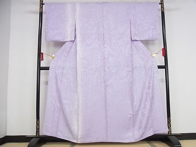 平和屋本店▽極上 城戸隼人 訪問着 単衣 更紗花文 暈し染め 正絹 逸品 KAAA1264kk4