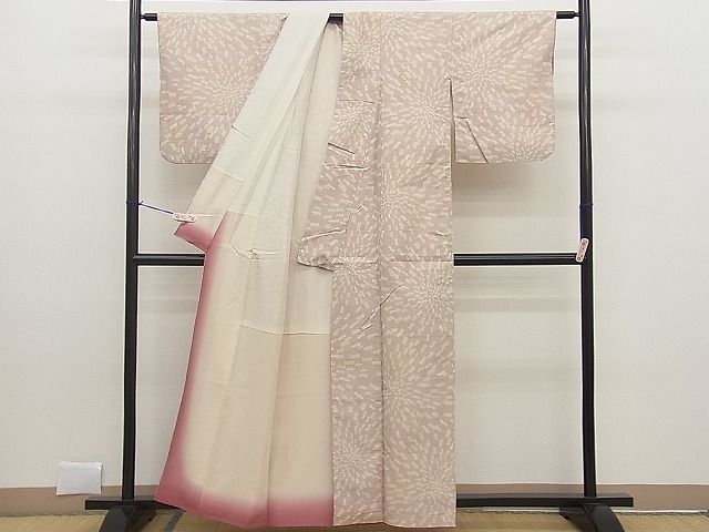平和屋着物■上質な紬 花尽くし 逸品 BAAF4031jr