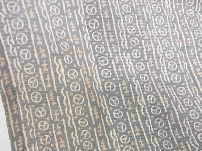 平和屋着物■夏物　小紋　絽　抽象文様　逸品　DAAE5630op