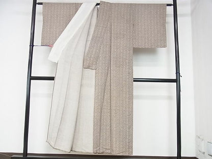 平和屋着物■夏物　小紋　絽　抽象文様　逸品　DAAE5630op