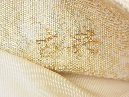 平和屋着物◎六通柄袋帯 琳巴つづれ織 霞文 金糸 逸品 BAAF0555jm