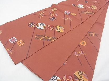 平和屋着物◎六通柄袋帯 花丸文 逸品 BAAF0566jm