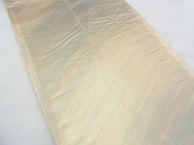 平和屋着物◎六通柄袋帯 霞文 金糸 引箔 逸品 BAAF0582jm