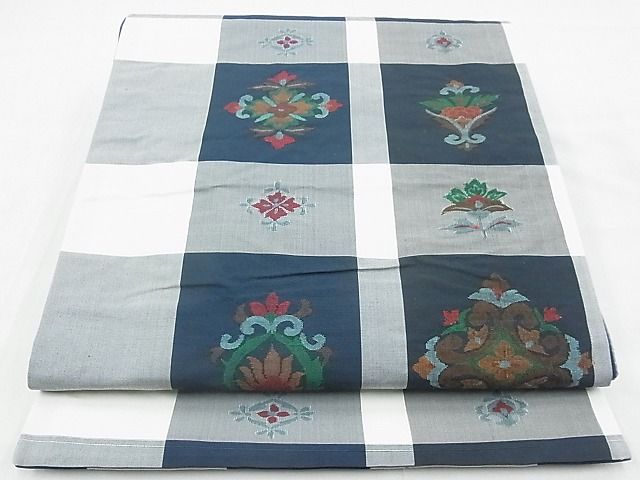 平和屋着物◎六通柄袋帯 飾花文 逸品 BAAE9681ns