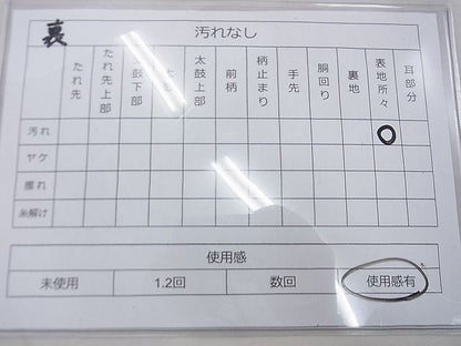 平和屋着物◎両面六通柄袋帯 唐織 雪芝 金糸 逸品 BAAE9773ns