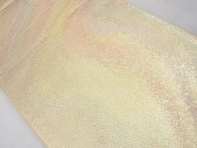 平和屋着物◎佐賀錦 六通柄袋帯 霞文 金糸 逸品 BAAE9800ns