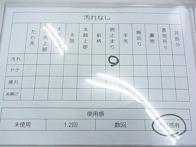 平和屋着物◎六通柄袋帯 唐織 みかげ錦 花鳥文 金銀糸 逸品 BAAF7045ns