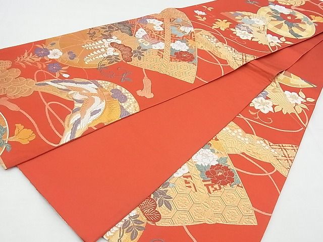 平和屋着物◎六通柄袋帯 唐織 祇園祭礼道具写し 金糸 逸品 BAAF7062ns