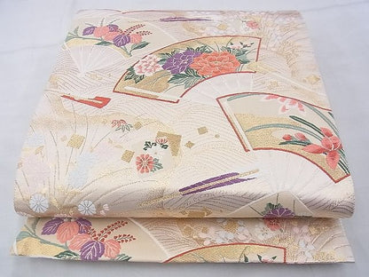 平和屋着物◎六通柄袋帯 唐織 光悦錦 シルクロード 金糸 逸品 BAAE9104ph