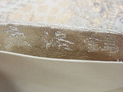 平和屋着物◎六通柄袋帯 京洛錦 風景文 二重引箔 逸品 BAAE9120ph